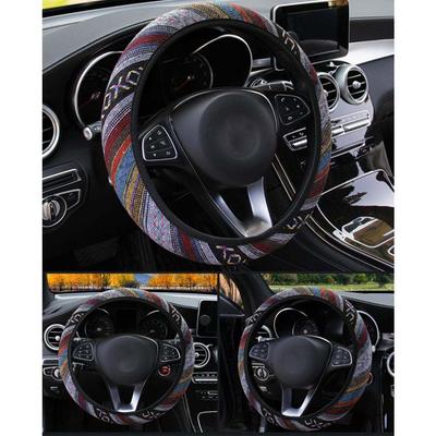 Linnen Auto Stuurhoes Mode Nationale Stijl Auto Accessoire Auto Auto Wikkelhoes