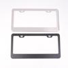 1 Set American Auto Accessory Universal Stainless Steel License Plate Frame Black Bracket Number Plate TAG Cover For Front Rear