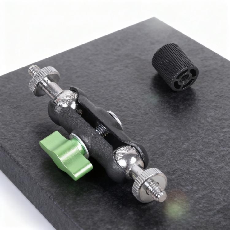 1/4inch Male to Female Threaded Ball Head Clamp For Phone Video Mount Camera Monitor LED Light Live Streaming Microphones