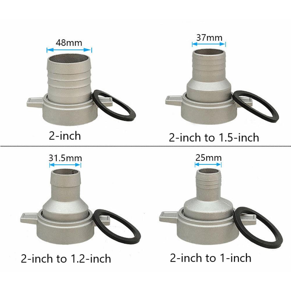 Aluminium Wasserpumpe Aluminium Rohranschluss mit Gummidichtung Wasserpumpen Verbindungsrohr Benzin-Wasserpumpe Zubehör