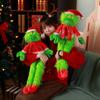 Adorable Plush Toy 80cm Soft Green Monster Doll Perfect Holiday Decoration