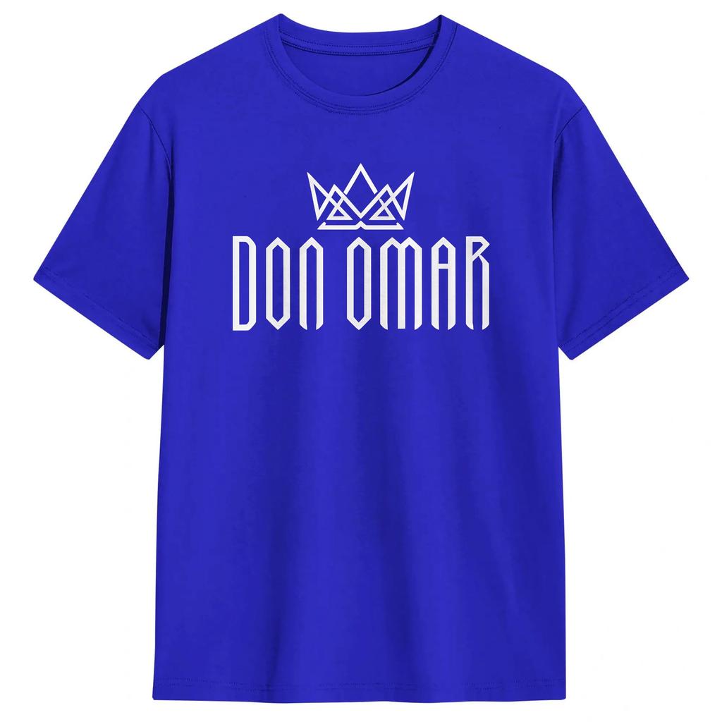 Unisexs Rapper Don Omar T Shirts The Last King Tour 2026 Cotton Clothes Leisure Short Sleeve Round Neck Tees Big Size TShirt