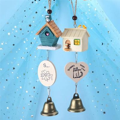 Harz Windspiel Kupferglocke Handwerk Garten Zuhause Außen Hängende Deko Handwerk Geschenk Ornament Auto Schlafzimmer Ein Langlebiges Einfaches Inst