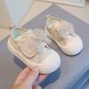 Spring and autumn baby toddler shoes soft sole children's new bow princess shoes 1-6 years old girls board shoes sports
