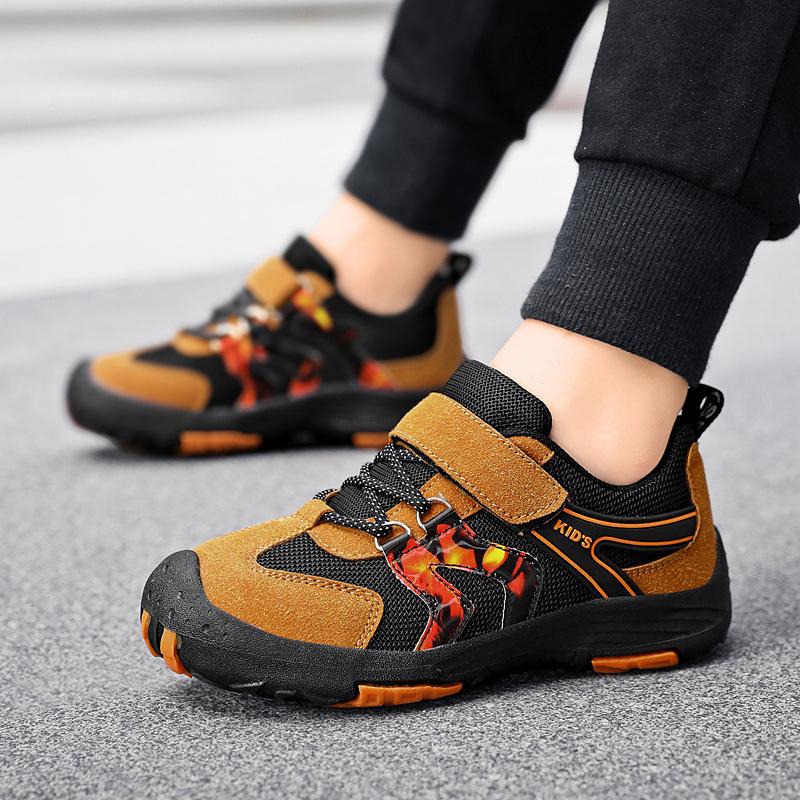 Classmates Spring and Autumn 2025 New Children's Outdoor Sports Shoes Wear-resistant and non-slip Mountain Climbing Middle and Older Children's Mesh