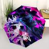 KPop Demon Hunters Automatic Opening and Closing Folding Umbrella with 8-rib Frame and Compact Travel Design, Perfect for All Occasions | St