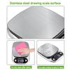 Digital Kitchen Scales 3/5/10kg Stainless Steel Weighing For Food Diet Postal Balance Measuring LCD Precision Electronic Scale
