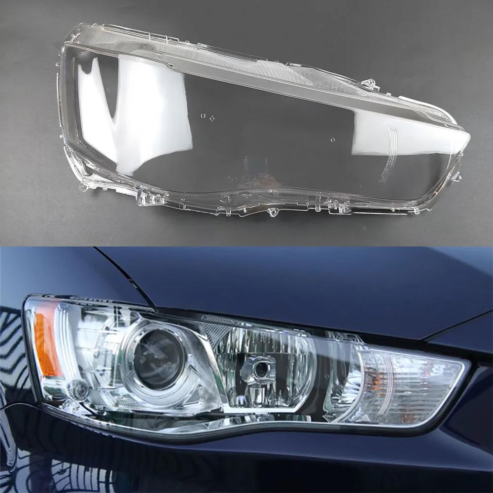 Car Front Lens Glass Light Lamp Headlamp Shell Transparent Lampshade Headlight Cover For Mitsubishi Outlander EX 2010 2011 2012
