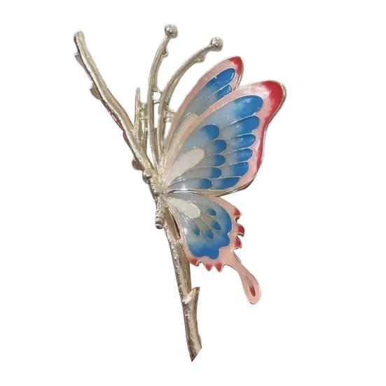 Hair Grips Refreshing And Artistic Sweet Style High-end Durable Exquisite Decorative Reusable Vivid Butterflies Shape Strong Claw Hair Claws Gift