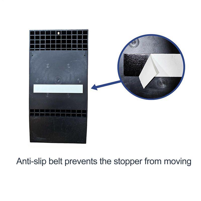 Tapis de stationnement antidérapant pour garage Choc de roue automatique Butée de positionnement Tampons Aide au stationnement de garage Bouchon de pneu automatique Accessoires de stationnement