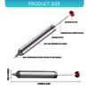 Sturdy Aluminum Alloy Solder Sucker with Powerful Vacuum Handheld Tool for Quick Desoldering in Electronics Projects