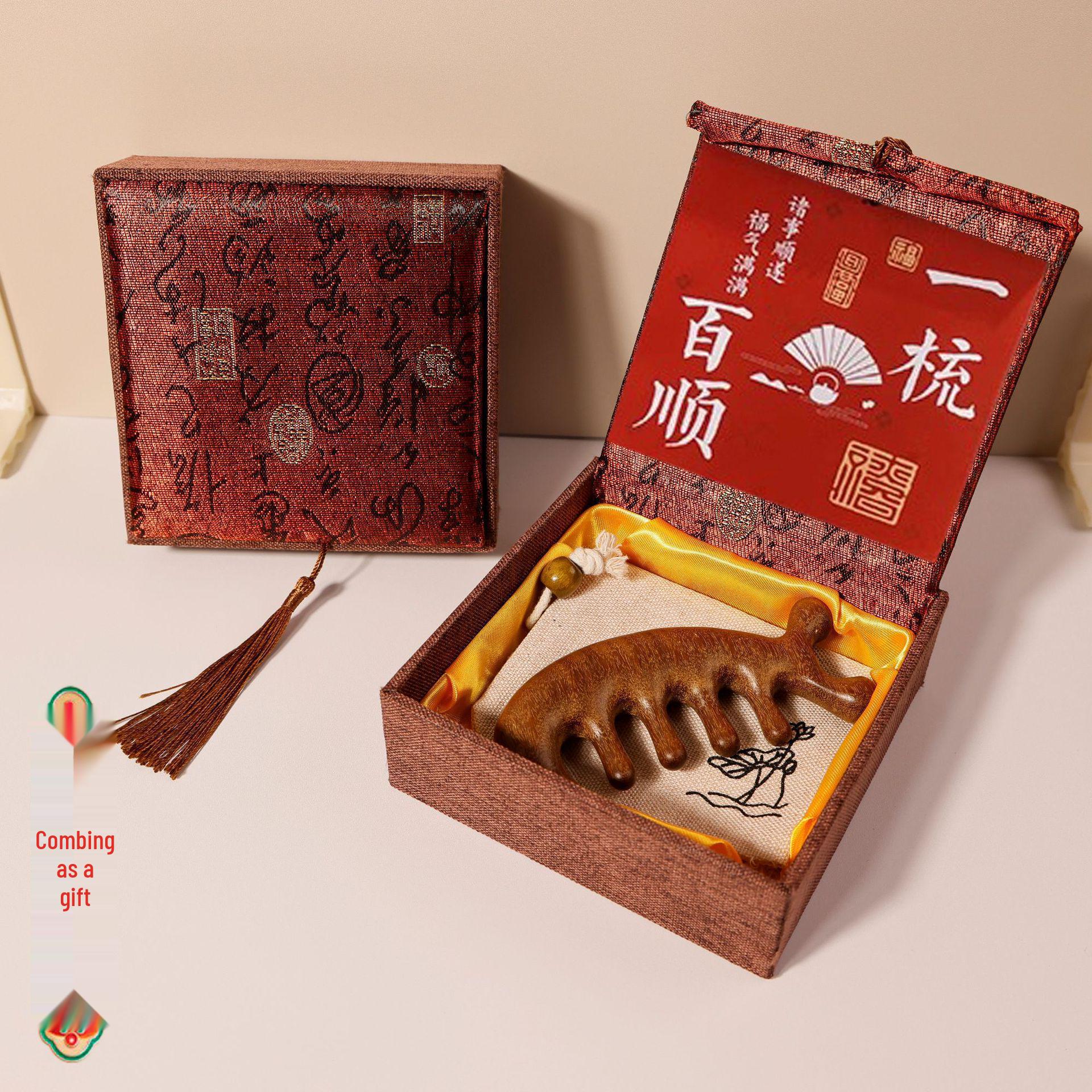 

Chongyang Sandalwood Meridian Massage Gift Box for New Year & Event Souvenirs