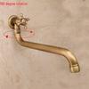 Robinet Mural Simple Froide TLXT pour Évier de Lavage