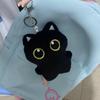 10cm Black Cat Plush Toy – Soft Mini Stuffed Animal Doll, Cute Pendant Pillow for Kids Birthday Gifts & Keychain Decor