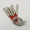 220V 8mm Dia. Stainless Steel Cartridge Heating Resistance Element 50-200mm Tube Length 100-300W Tube Heater for Molding 5pcs