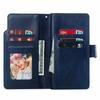 Suitable for Samsung A70 Crazy Horse Pattern Leather Case S10 Nine Card Photo Frame Card Wallet Holder Multifunctional A50 Shell
