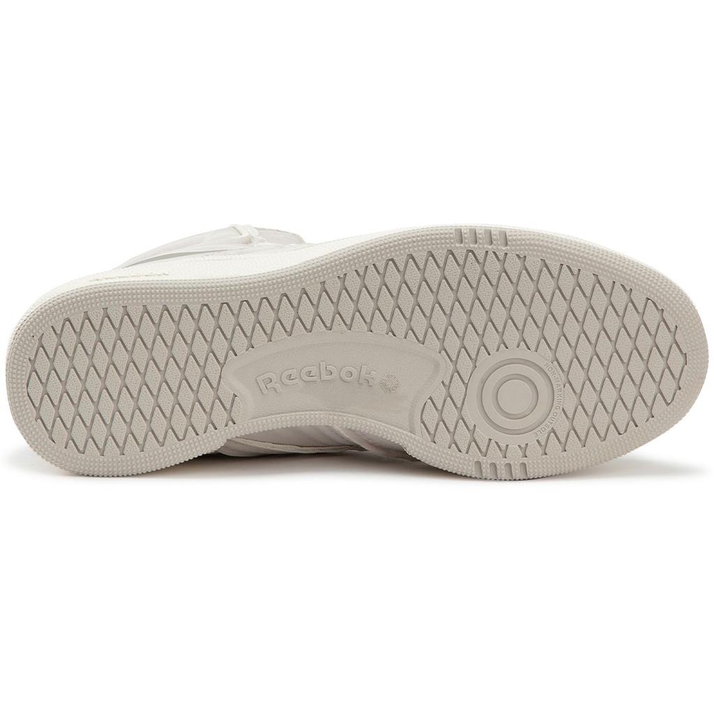 Reebok Club C 85 W+ Mid Fashion Comfortable Retro Versatile High-Top Sneakers Unisex Sneakers Gray White 24FRC909U4GW2