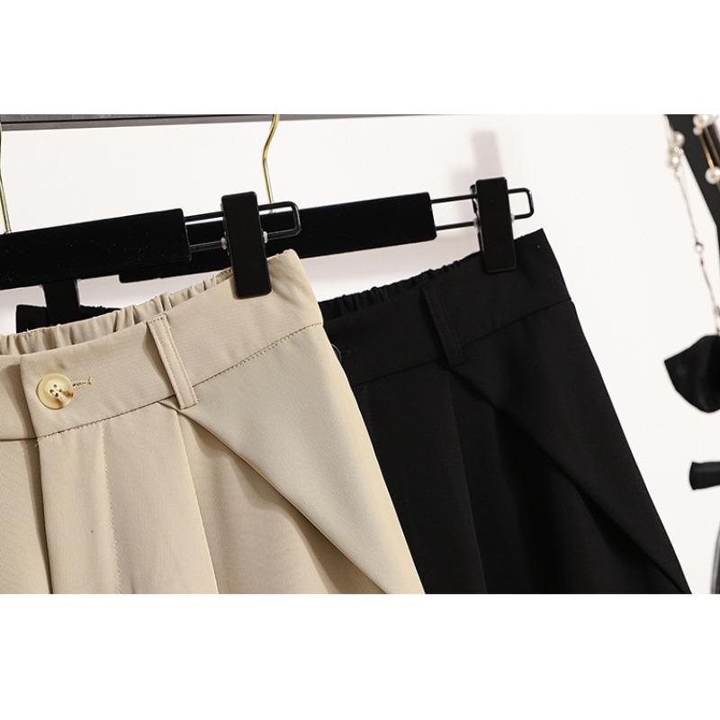 DIMANAF 2025 Summer Style Shorts Basic Pants High Waist Women Pants Loose Casual Female Solid Trousers