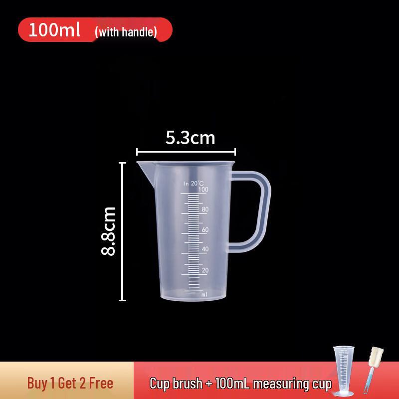 Food-Grade Plastic Measuring Cups with Scale