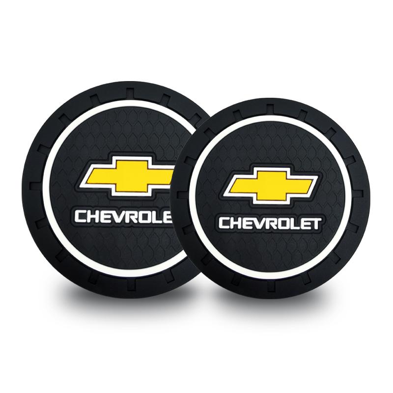 Auto Cup Holder Anti Slip Insert Coasters Pads Interior Accessories For Chevrolet Cruze Captiva Malibu Trax Camaro Sonic Tahoe Impala Equinox Suburban