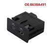 Car USB Port Adapter 8638A491 8638A317 for 2022-2024 USB Port Socket Assembly Automotive Accessories