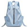 Schoolbag niche trend casual large capacity backpack 1011 new trend simple solid color fashion trendy travel backpack