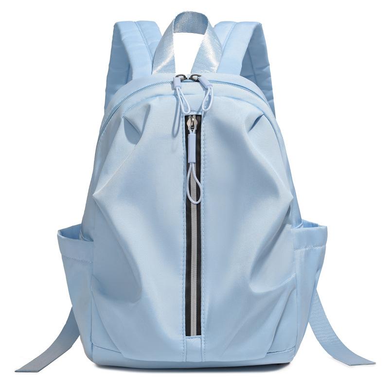 Schoolbag niche trend casual large capacity backpack 1011 new trend simple solid color fashion trendy travel backpack