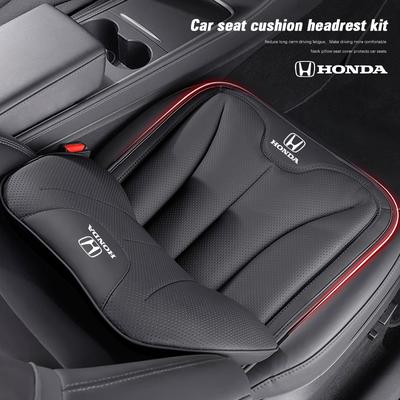 AAAHV1 Car Headrest Waist Pillow Auto Neck Pillow Seat Cushion Set For Civic Accord Crosstour Spirior Odyssey Avancier UR-V CR-Z