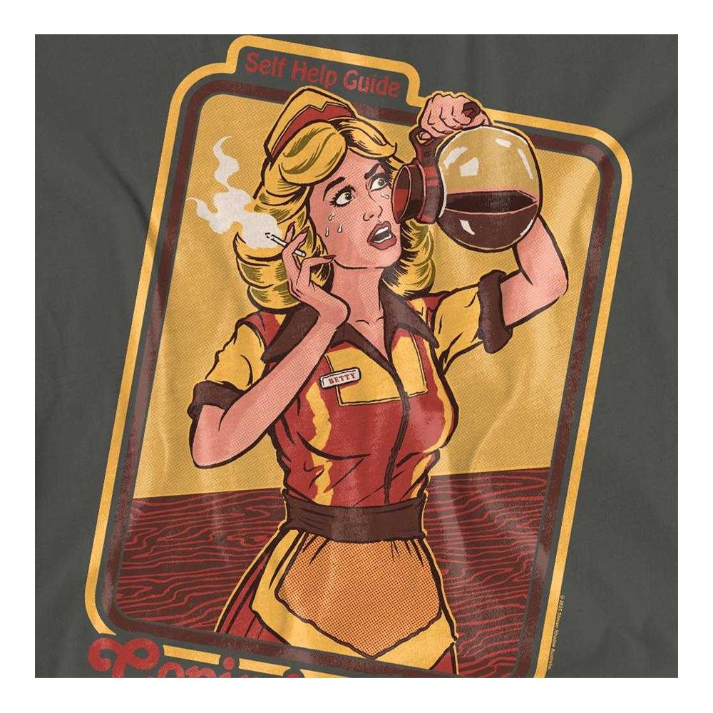 Steven Rhodes Womens/Ladies Coping With Stress T-Shirt