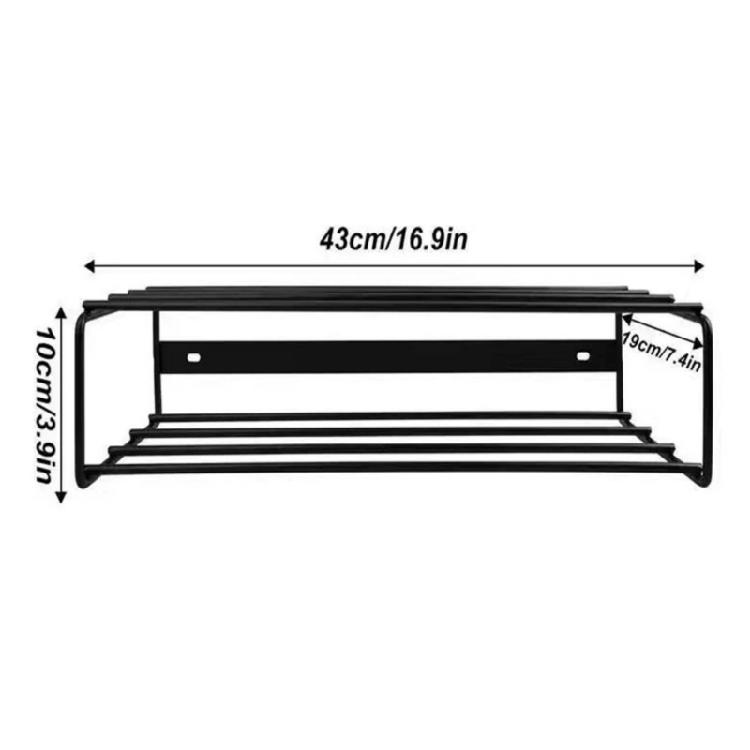 Power Tool Organizers Wall Mount Metal Shelf Holder Utility Storage Rack Drill Holder for Husband