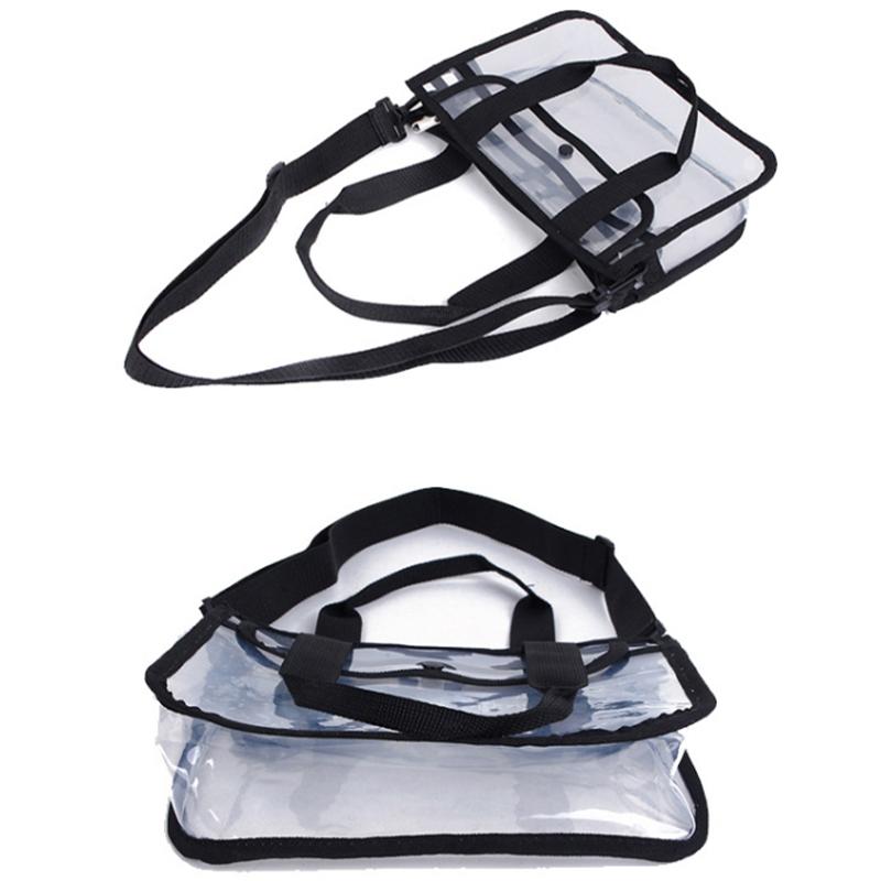 Clear EVA Bag Makeup Cosmetic Toiletry Organizer Tote Bag Waterproof Handbag for Travel,Swimming,Gym