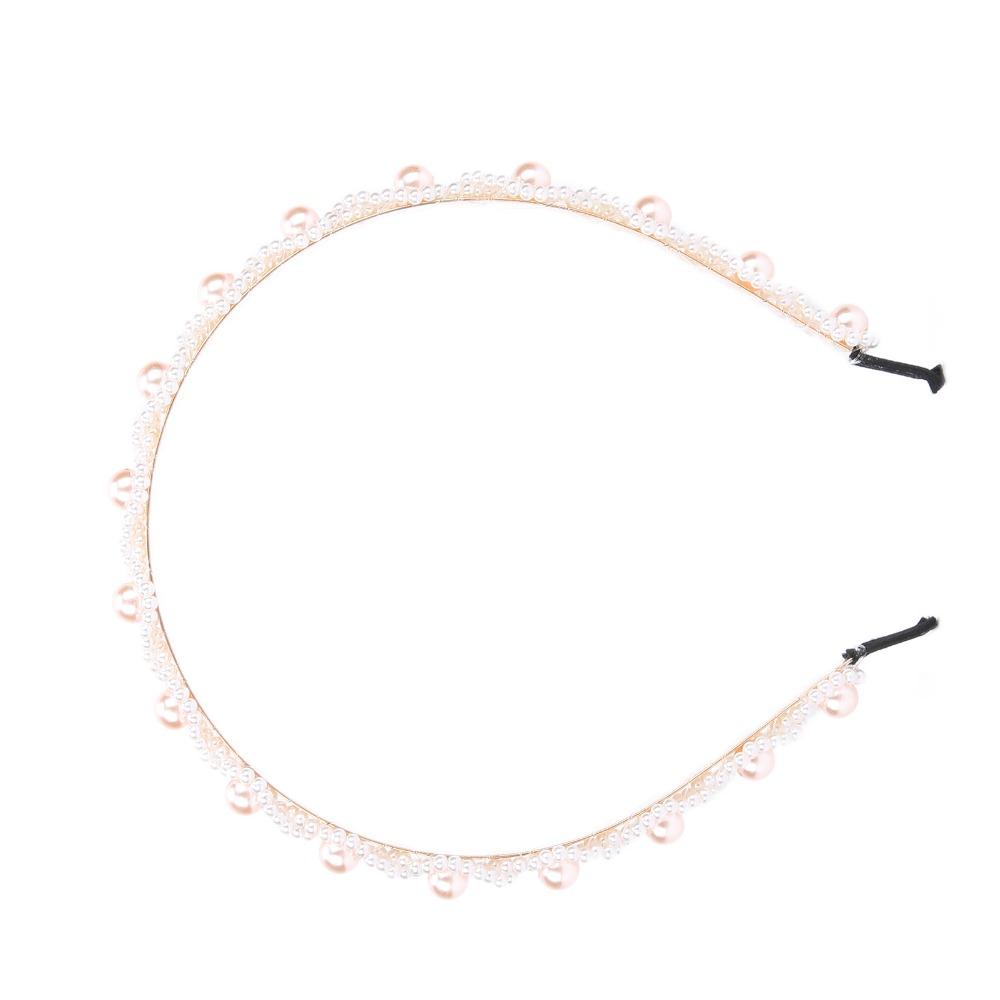 Fashionable Faux Pearl Headband Comfortable Wedding Headband Party Hairband For Women