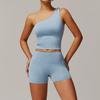JYL Brushed Yoga Set Casual Comfortable Running Outfit