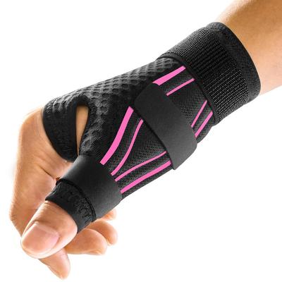 1Pc Adjustable Breathable Wrist Splint Support Brace With Adhesive Strips Secure Fastening For Sports Comfortable