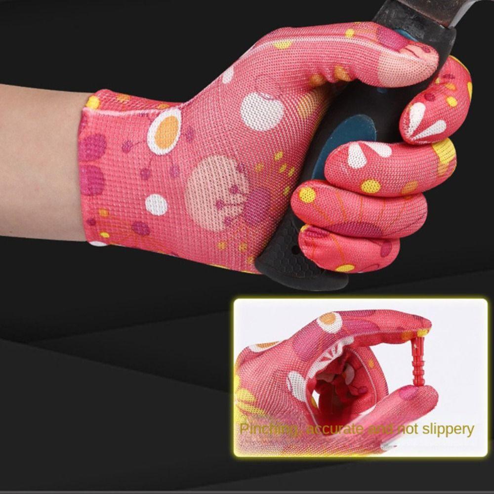 1Pair Labor Protection Gardening Gloves Thin Women Work Gloves Planting Labor Gloves  Floral Garden
