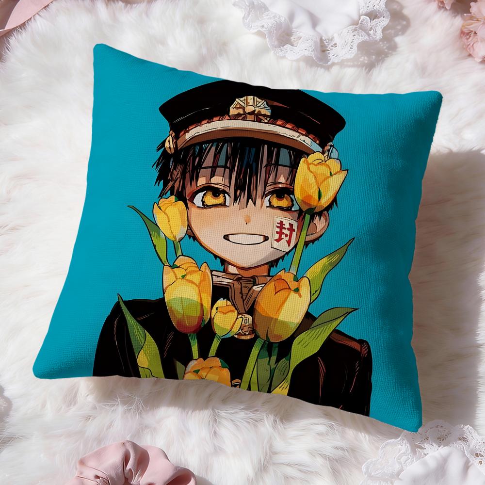 b-Bound Hanako-kun Cushion Cover Premium Comfort Reversible Pillow Cove -Two in One Design for Any Room & Car Interior