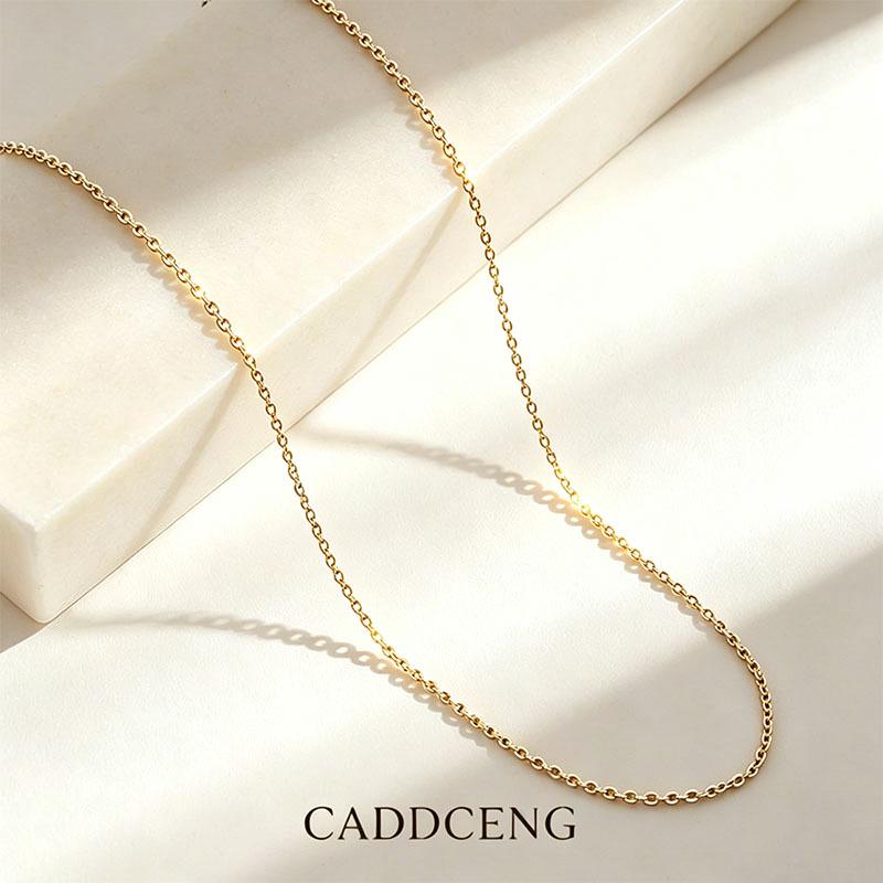 18K Rose Gold Titanium Steel O-Chain Necklace & Bracelet Set