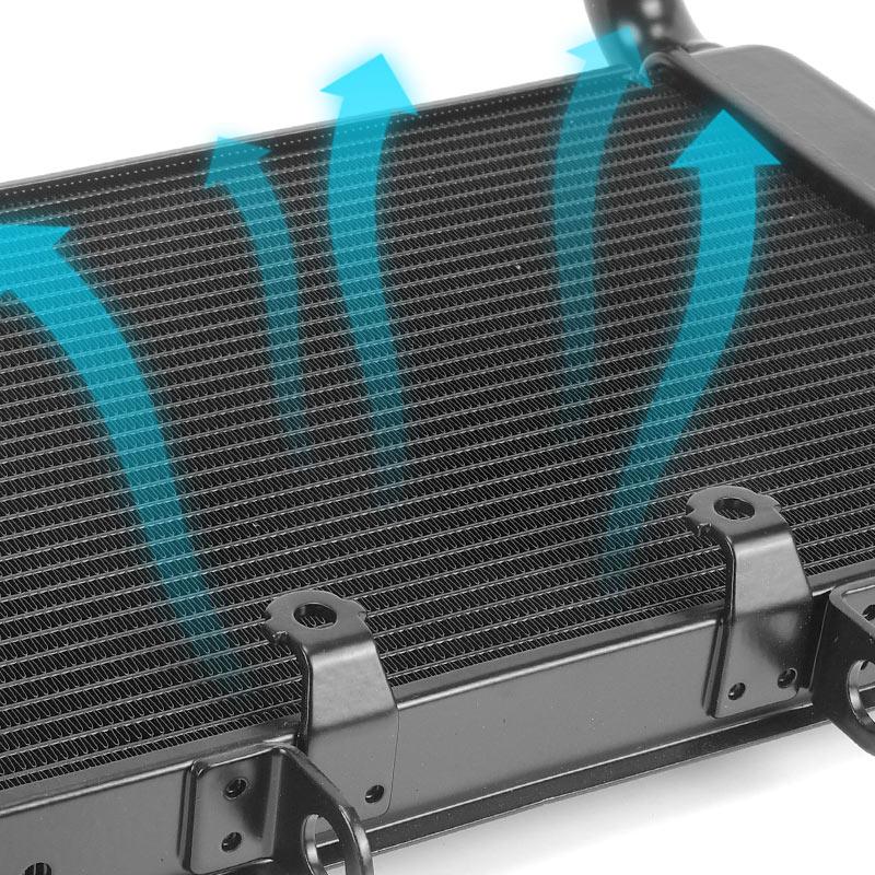 Motorcycle Aluminum Radiator Cooler Cooling Coolant for Honda CB650F CBR650F CBR 650 F 2014 2015 2016 2017 2018 Radiator Moto