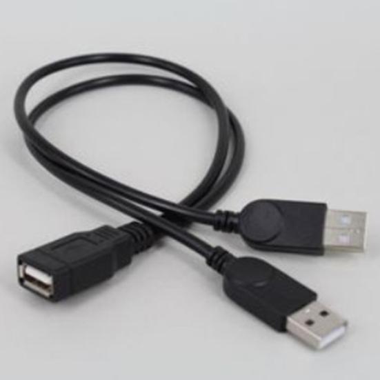 

Универсальный USB 2 Данные 1 Женский Питание Зарядка на 2 Мужских Кабель Конвертер