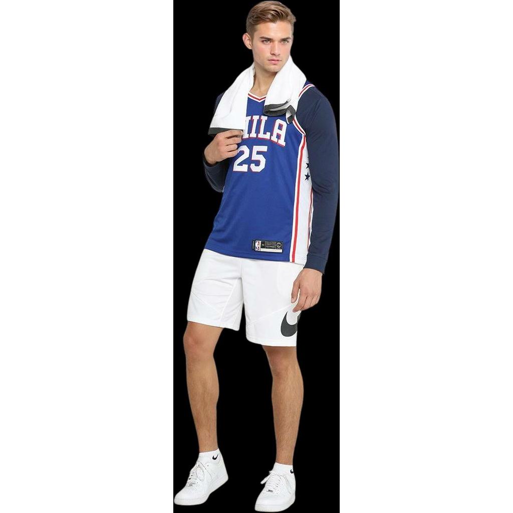 Nike NBA Icon Edition Swingman Fan Jersey - Philadelphia 76ers, Simmons Men Tops Blue 864501-496