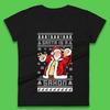 Santa Is A Saxon Christmas Womens T-Shirt Mens Tops Tees Unisex