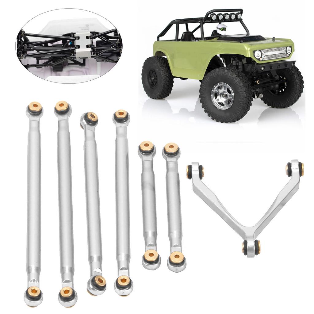 Linkage Pull Rod Tie Rod Kit for   SCX24 C10 1/24 RC Car   Parts Suspension Link