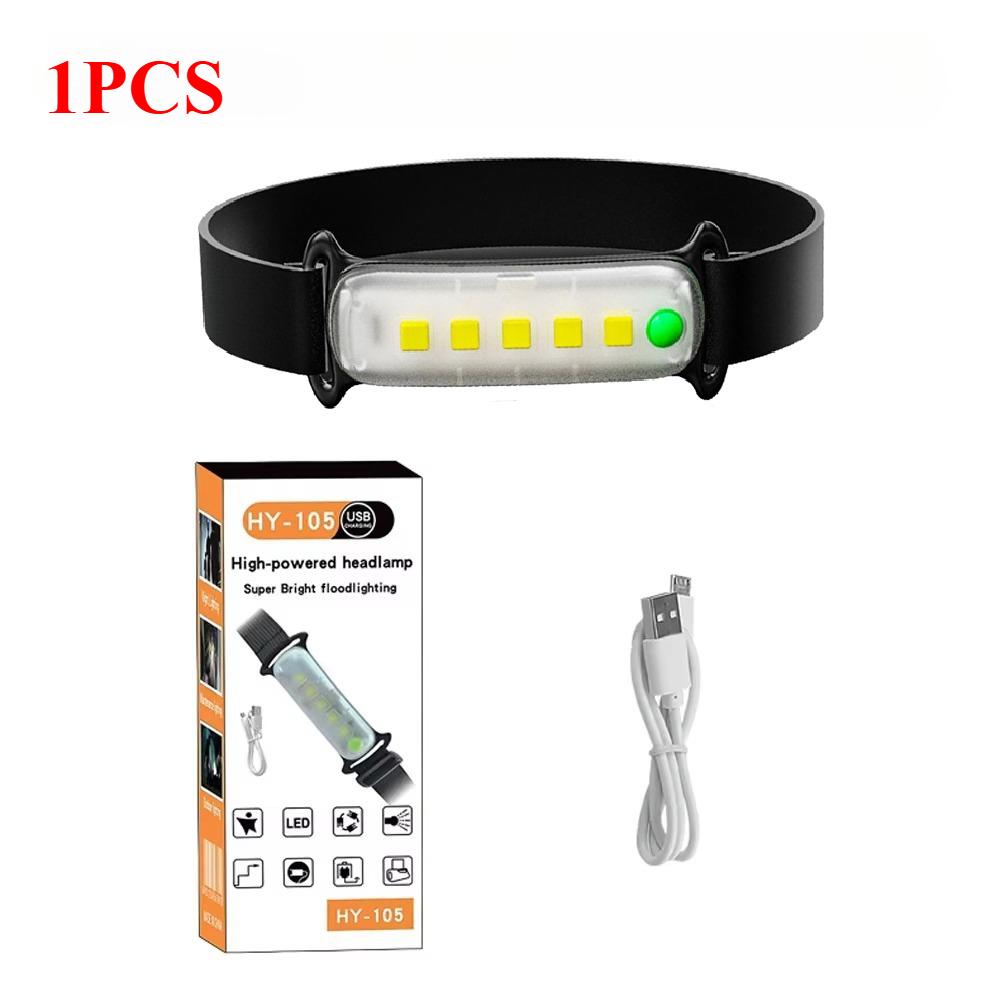 

Светодиодный индукционный налобный фонарь 6 режимов Налобные фонари Встроенный аккумулятор Перезаряжаемый налобный фонарь Фонарик Для улицы Кемпинг Рыбалка Светодиодный налобный фонарь