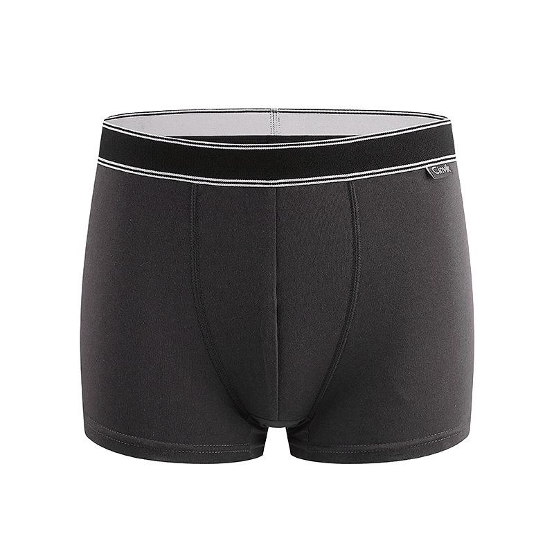 Men's Mid-Rise Pure Cotton Breathable Boxer Briefs - Youth Sports Trendy Style