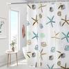 Shower Curtain Waterproof, Mildew-proof, Shading, Hook-free, Bathroom Dry and Wet Separation, Bathroom Shading Curtain