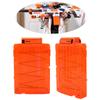 Soft   Clip Plastic Cartridge Magazine Toy   (5   Transparent Orange)