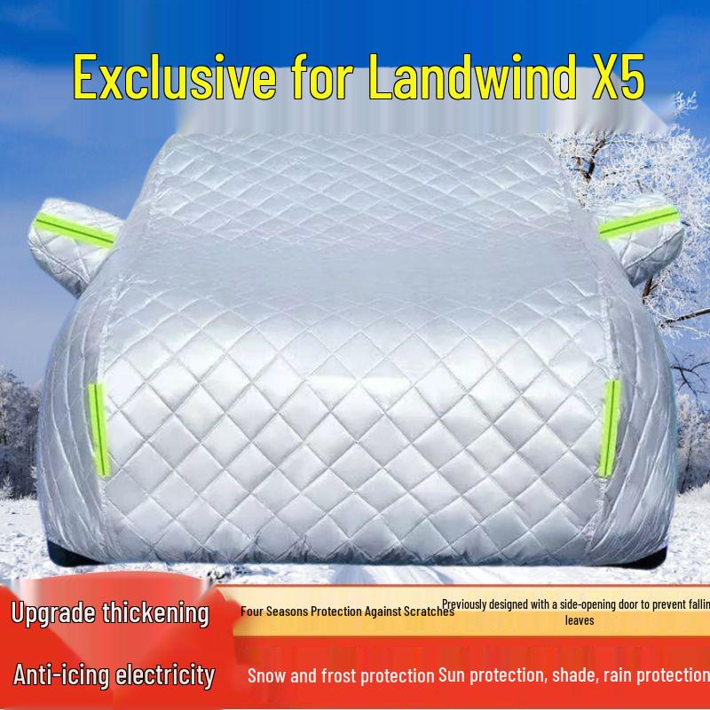 Landwind X5 SUV All-Weather Car Cover: Sun, Rain, Snow, Hail Protection with Thick Insulation. Thickened Hail Protection, All-Weather