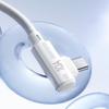 10A Fast Charging Braided Cable Right Angle USB C Cable Data Transfer Cord Suitable for Gaming and Quick Charging