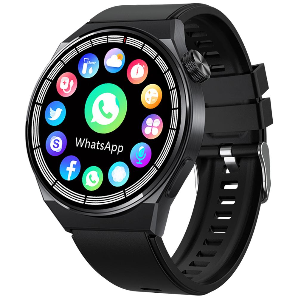 

New GT8 Smartwatch NFC Bluetooth Call Voice Assistant Heart Rate Sports Mode Compatible With Android IOS System Smartwatch чорний