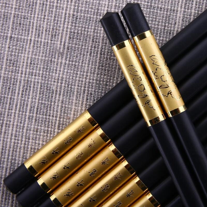 Bejingjie High-End Floral Alloy Chopsticks